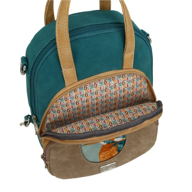 Hi-di-hi Tas Eggy Beige Peach Petrol