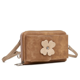 Hi-di-hi Tas Flying Flower Brown
