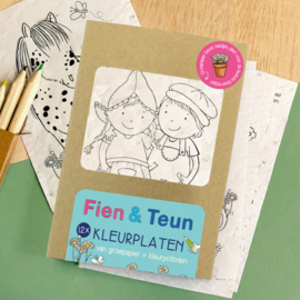 Bloom Your Message Fien & Teun Kleurplaten
