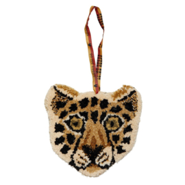 Doing Goods Dierenkop Hanger Loony Luipaard Wol