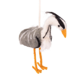 Sjaal Met Verhaal Hanger Reiger Vilt