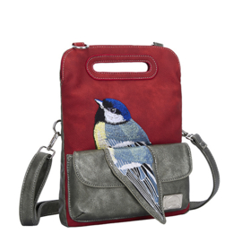 Hi-di-hi Tas Parus Red Silver