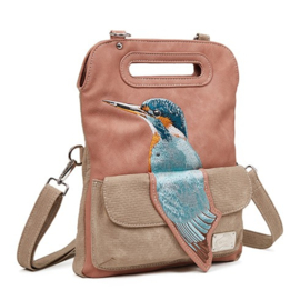 Hi-di-hi Tas Kingfisher Pink Beige