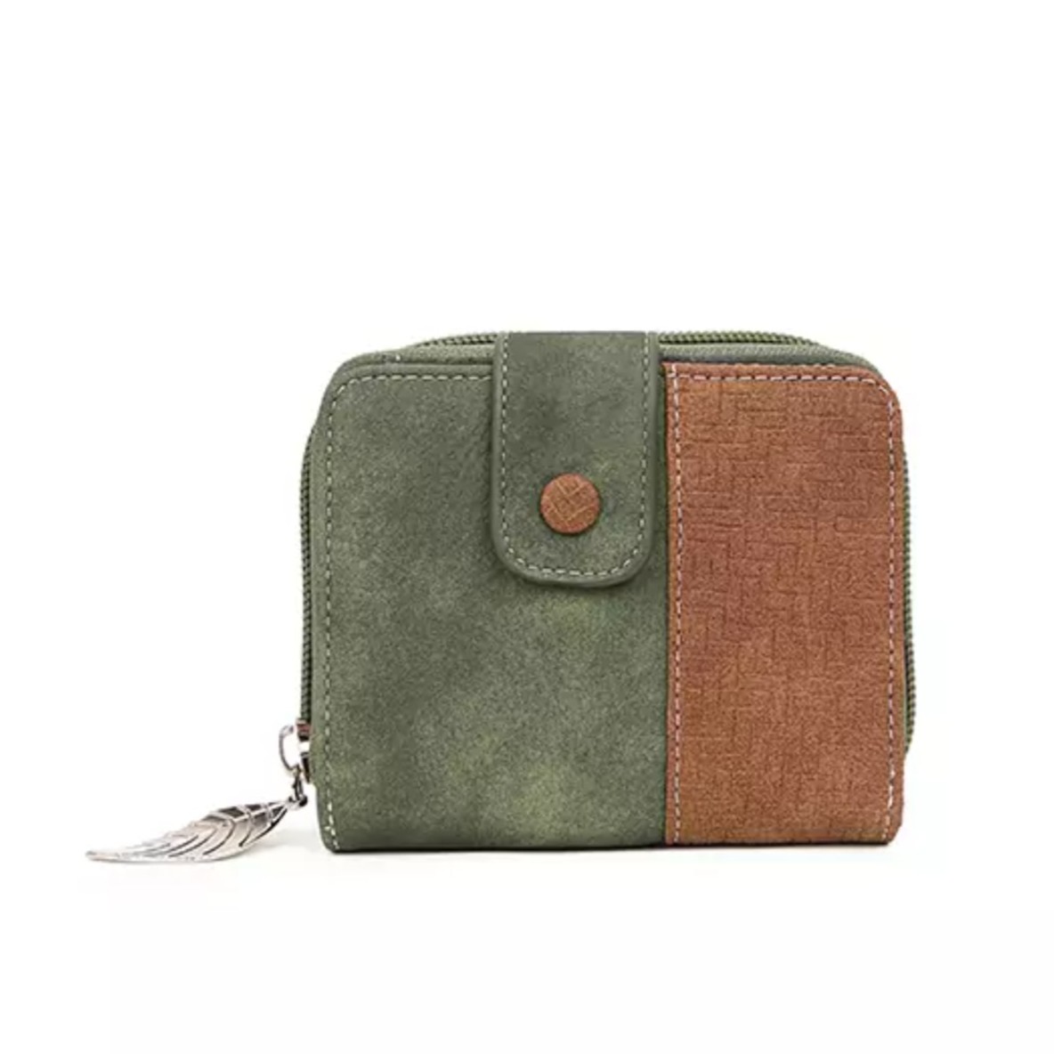 Hi-di-hi Portemonnee Little Magpie Dark Green Cognac