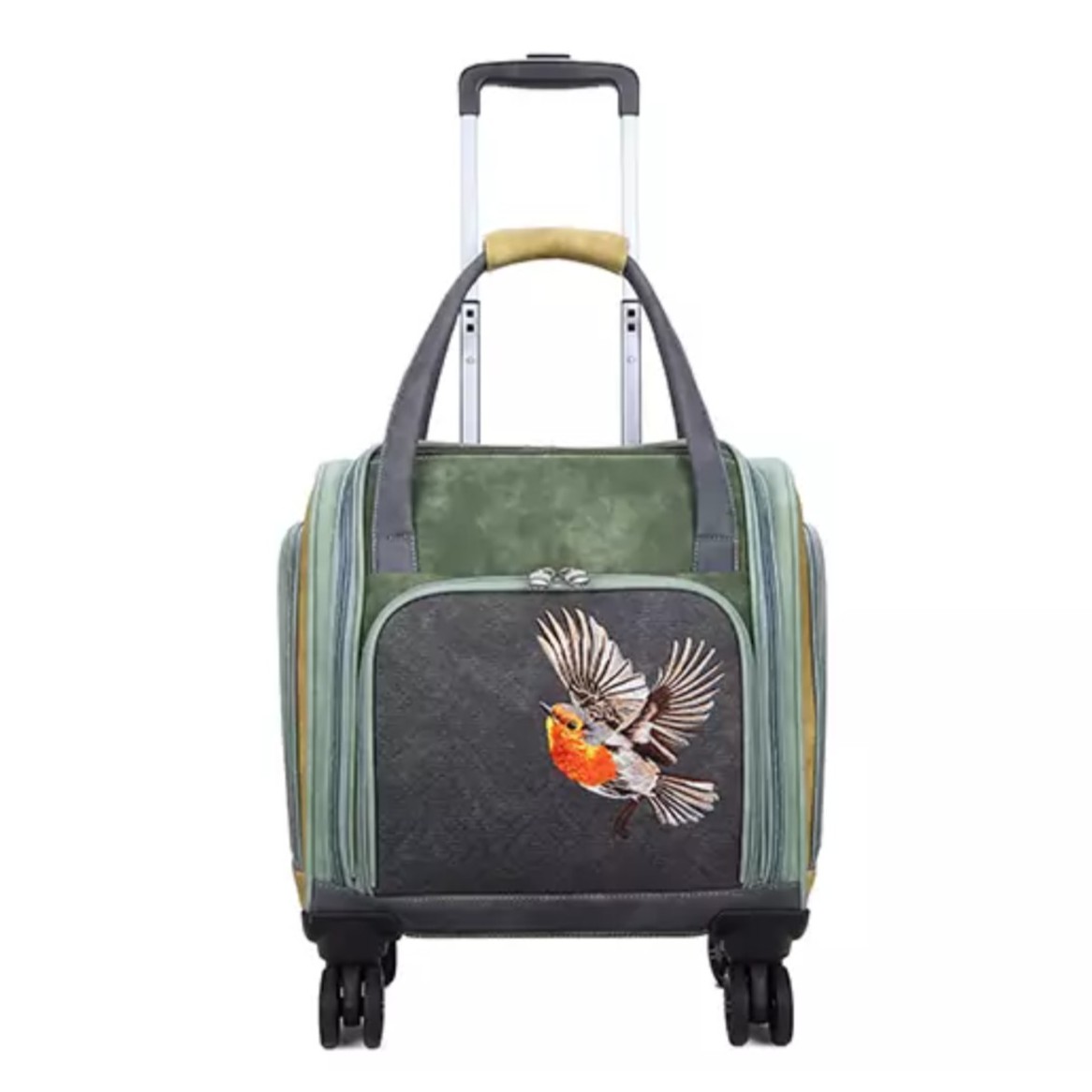 Hi-di-hi Trolley Voyage Dark Green Dark Grey