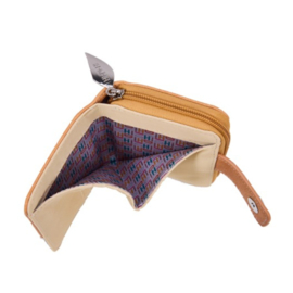 Hi-di-hi Portemonnee Little Magpie Orange Light Grey Beige