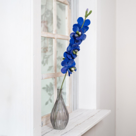 Sjaal Met Verhaal Ridderspoor Vilt Blauw