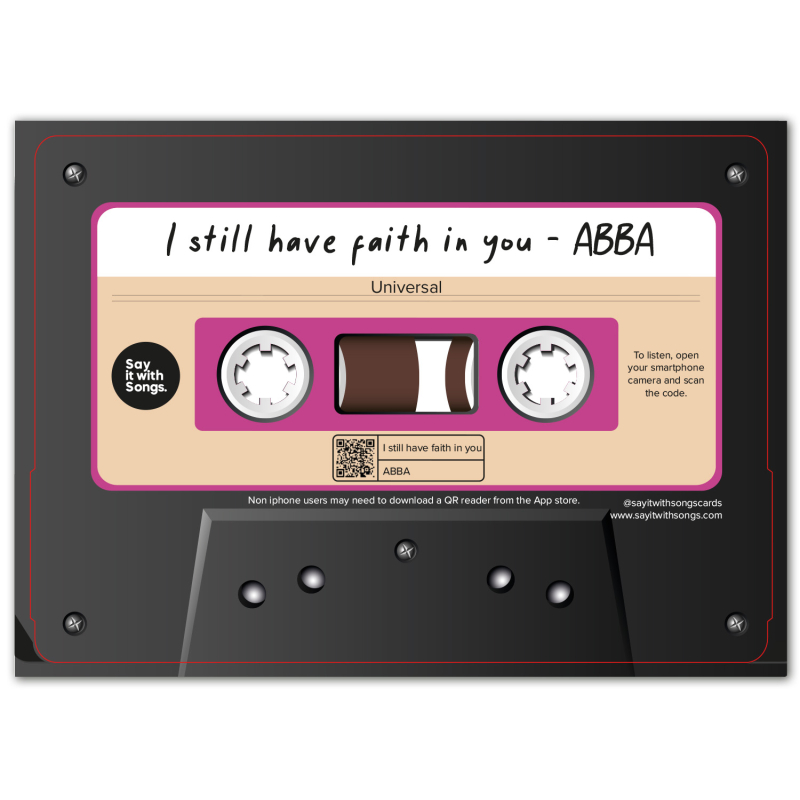 Say It With Songs Kaart ABBA I Still Have Faith In You