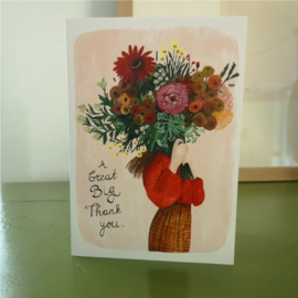 Reddish Design Kaart Great Big Thank You