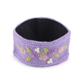 Sjaal Met Verhaal Haarband Flower Lila