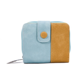 Hi-di-hi Portemonnee Little Magpie Light Blue Orange Green