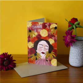 Reddish Design Kaart Thinking Of You