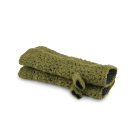 Sjaal Met Verhaal Handwarmers Granny Square Legergroen