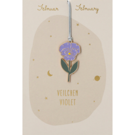 Räder Ketting Geboortebloem Viooltje - Februari