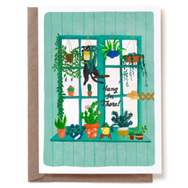 Reddish Design Kaart Hang In There