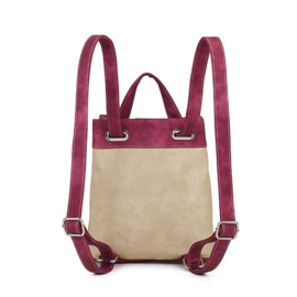 Hi-di-hi Tas Song Song Cerise Beige Cognac