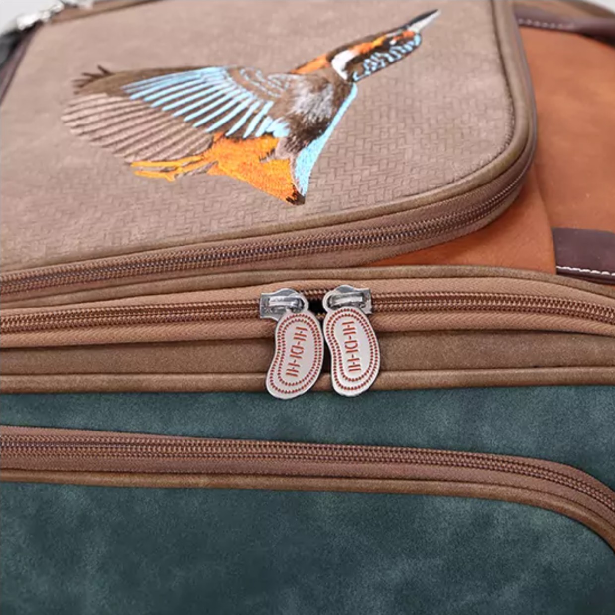 Hi-di-hi Trolley Voyage Cognac Brown