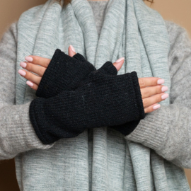 Sjaal Met Verhaal Handwarmers Cosy Zwart