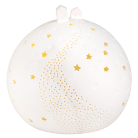 Räder Porselein Lichtbol Huisjes LED