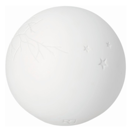 Räder Porselein Lichtbol Winter Night LED