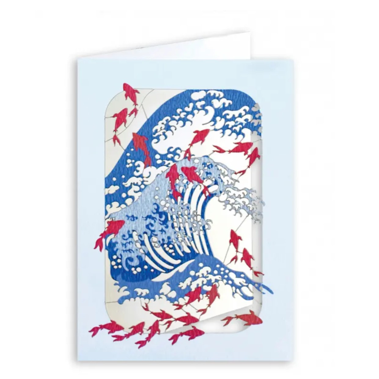 Forever Cards Kaart Wave & Fish