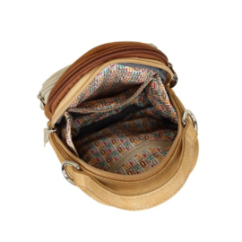 Hi-di-hi Tas Ditty Beige Cognac Peach