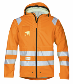 SNICKERS 8233 Regenjack PU High Visibility Klasse 3