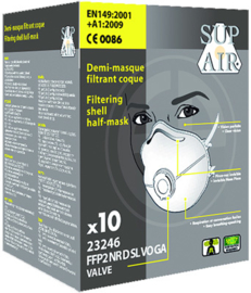 FFP2 Mondmasker / Gelaatsfilter - Doos van 5 stuks