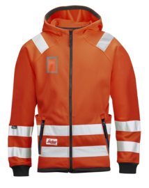 8043 Micro Fleece Jack High Visibility Klasse 3