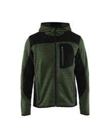 BLAKLADER 4930 gebreid vest met softshell