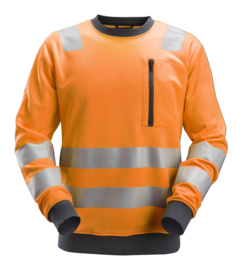 8037 AllroundWork High-Vis Sweatshirt KL2/3