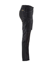 Dames Service Werkbroek Jeans Stretch Black