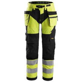 FlexiWork, High-Vis Werkbroek+ met holsterzakken Klasse 2