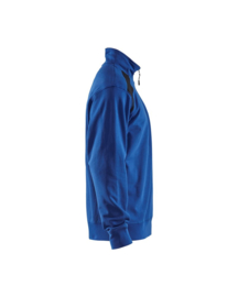 3353 Sweater Bi-colour met halve rits