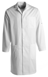 UNISEX Medische jas met hoge halssluiting en lange mouw, Wasbaar op 90’