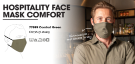 Hospitality Face Mask Urban Green - 5 pcs.