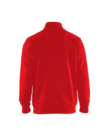 3353 Sweater Bi-colour met halve rits