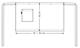 VOORBINDER met zak  70 X 45 of 81 x 45 verschillende kleuren