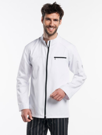 CHEF JACKET CONTRAST ZIPPER