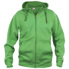 Basic Hoody Lange Ritssluiting