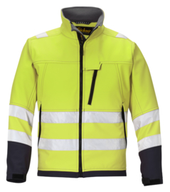 1213 Soft Shell Jack High Visibility Klasse 3