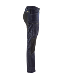 Dames Service Werkbroek Jeans Stretch Blue