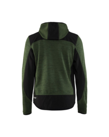 BLAKLADER 4930 gebreid vest met softshell