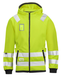 8043 Micro Fleece Jack High Visibility Klasse 3