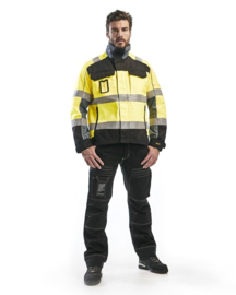 BLAKLADER 4051 Jas ongevoerd HI-VIS