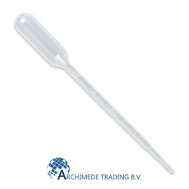 PLASTIC PASTEUR PIPETJE 3 ML