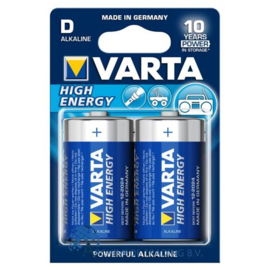 VARTA HIGH ENERGY D BLISTER 2 STUKS