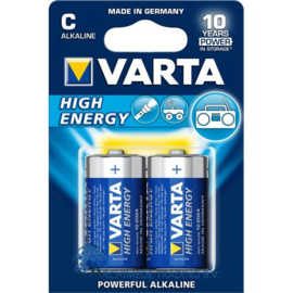 VARTA HIGH ENERGY C BLISTER 2 STUKS