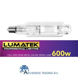 LUMATEK MH 600W 240V METAAL HALIDE GROEILAMP