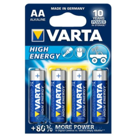 VARTA HIGH ENERGY AA BLISTER 4 STUKS